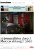 19 journalister drept i Mexico så langt i 2020
