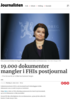 19.000 dokumenter mangler i FHIs postjournal