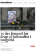 30 års fengsel for drap på journalist i Bulgaria