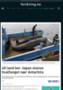 40 land ber Japan stanse hvalfangst nær Antarktis