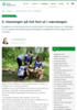 5. klassinger på full fart ut i nærskogen