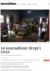 50 journalister drept i 2020