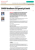 5000 brukere lå åpent på nett