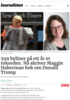 599 byliner på ett år er rekorden. Nå skriver Maggie Haberman bok om Donald Trump