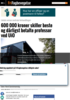 600 000 kroner skiller beste og dårligst betalte professor ved UiO