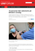 74 personar blei vaksinerte på Blindern onsdag