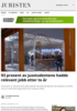 93 prosent av jusstudentene hadde relevant jobb etter to år