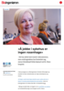 «Å jobbe i sykehus er ingen rosenhage»