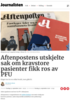 Aftenpostens utskjelte sak om kravstore pasienter fikk ros av PFU