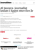 Al Jazeera-journalist løslatt i Egypt etter fire år
