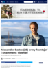 Alexander Sætre (25) er ny frontsjef i Drammens Tidende