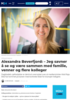 Alexandra Beverfjord: - Jeg savner å se og være sammen med familie, venner og flere kolleger