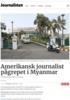 Amerikansk journalist pågrepet i Myanmar