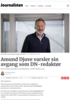 Amund Djuve varsler sin avgang som DN-redaktør