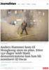 Anders Hammer kom til Hongkong uten en plan. Etter 140 dager midt blant demonstrantene kan han bli nominert til Oscar