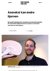 Anoreksi kan endre hjernen