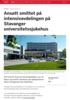 Ansatt smittet på intensivavdelingen på Stavanger universitetssjukehus