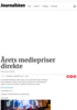 Årets mediepriser direkte