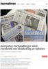 Australia i forhandlinger med Facebook om blokkering av nyheter