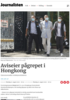 Aviseier pågrepet i Hongkong