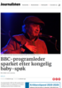 BBC-programleder sparket etter kongelig baby-spøk