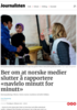 Ber om at norske medier slutter å rapportere «navlelo minutt for minutt»