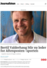 Bertil Valderhaug blir ny leder for Aftenposten-sporten