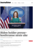 Biden holder presse-konferanse neste uke