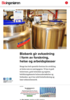 Biobank gir avkastning i form av forskning, helse og arbeidsplasser