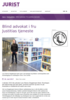 Blind advokat i fru Justitias tjeneste