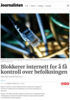 Blokkerer internett for å få kontroll over befolkningen