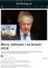 Boris Johnson i ny brexit-strid