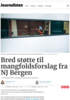 Bred støtte til mangfoldsforslag fra NJ Bergen