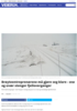 Brøyteentreprenørene må gjøre seg klare - snø og uvær stenger fjelloverganger