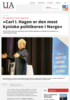 Carl I. Hagen er den mest kyniske politikeren i Norge