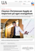 Clayton Christensen bygde et imperium på eget evangelium