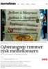Cyberangrep rammer tysk mediekonsern