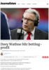 Davy Wathne blir betting-profil