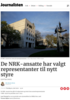 De NRK-ansatte har valgt representanter til nytt styre