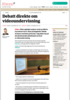 Debatt direkte om videoundervisning