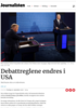 Debattreglene endres i USA