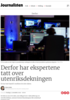 Derfor har ekspertene tatt over utenriksdekningen