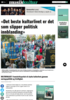 Det beste kulturlivet er det som slipper politisk innblanding