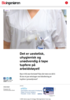 Det er uestetisk, uhygienisk og unødvendig å tape tupfere på arbeidstøyet!