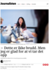 - Dette er ikke brudd. Men jeg er glad for at vi tar det opp