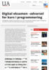 Digital eksamen -advarsel for kurs i programmering