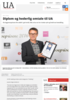Diplom og hederlig omtale til UA
