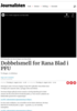 Dobbelsmell for Rana Blad i PFU