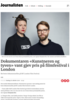 Dokumentaren «Kunstneren og tyven» vant gjev pris på filmfestival i London