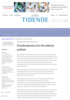 Einar Berg, Flemming Isidor og Bengt Öwall Prosthodontics for the elderly patient
